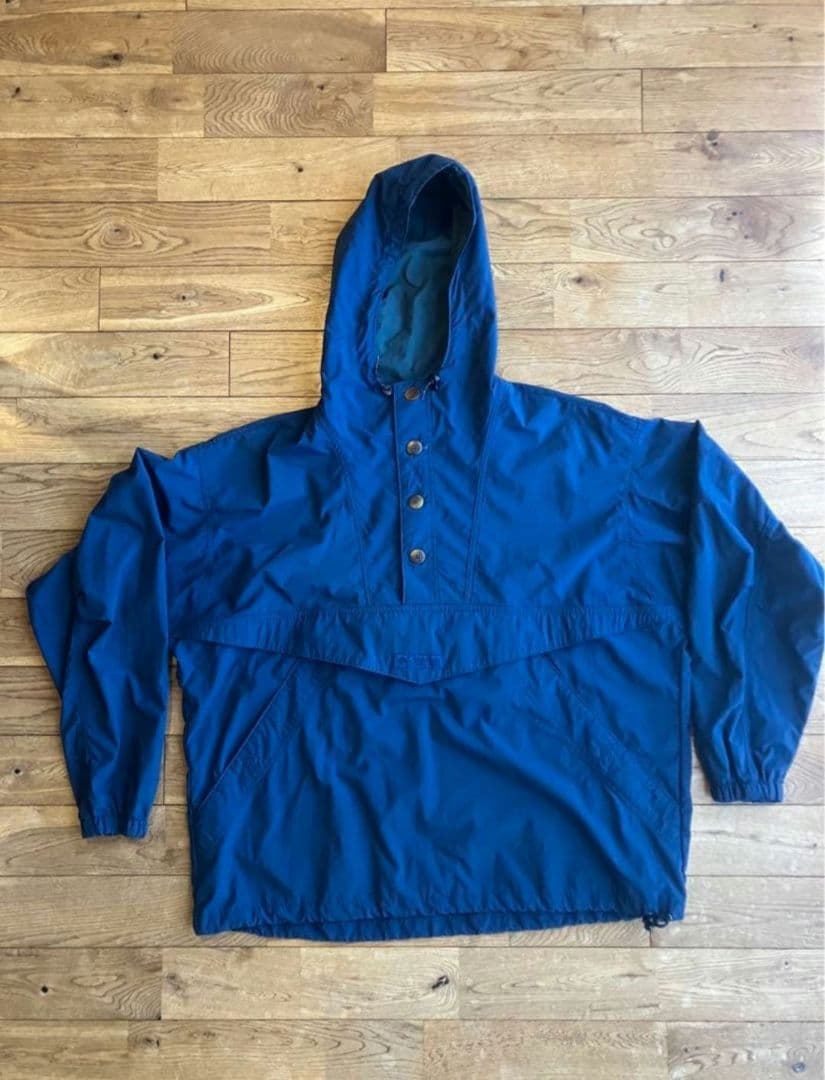 90s コロンビア アノラックパーカー　コットンウッド　　ネイビーL