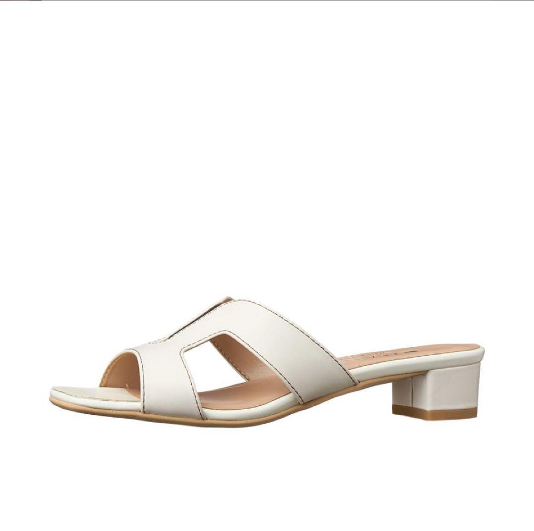 【未使用】今期2025 DIANA ホワイト ミュール　L　24.0 24.5