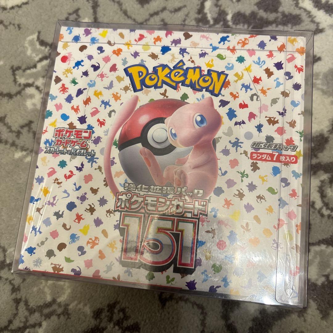 ポケモンカード151 BOX 未開封シュリンク付き