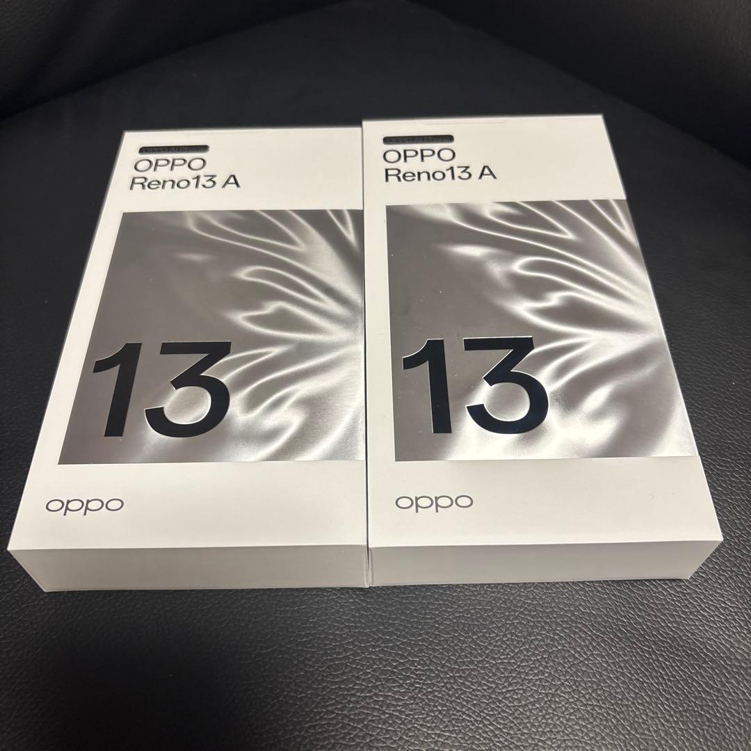 【2台】【新品】未使用　OPPO Reno13 A 本体と付属品