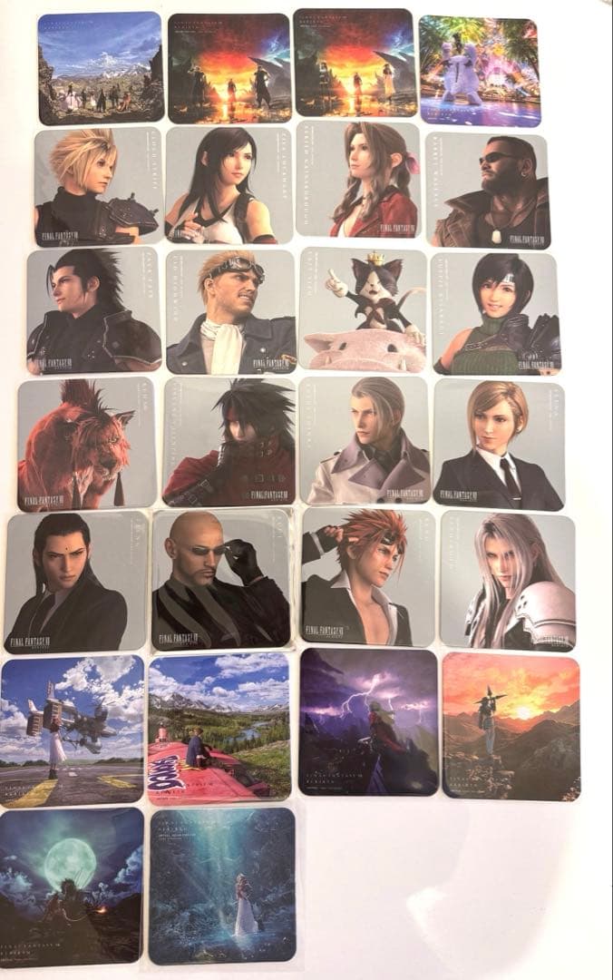 【全種類コンプリート】FF7 リバース　スクエニカフェ　コースターコレクション