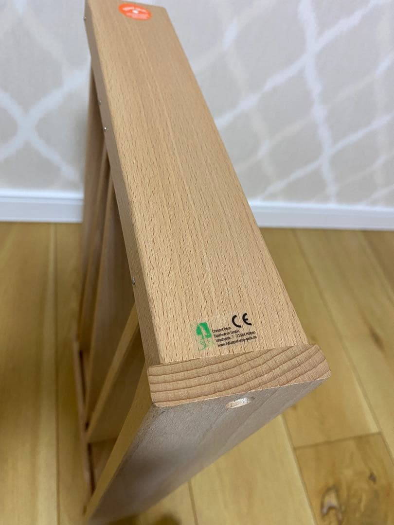 【美品】　ベック社 Beck トレインカースロープ　木製　知育玩具