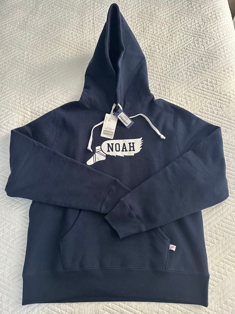 【新品】NOAH Runner Hoodie ネイビー　サイズL