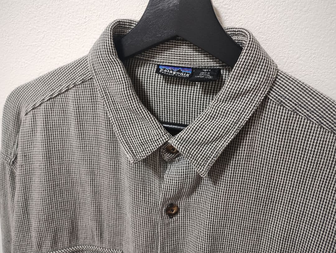 90s Patagonia パタゴニア ヘビー フランネルシャツ ポルトガル製
