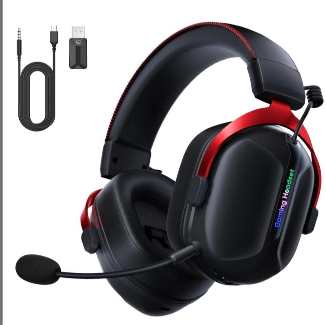 ゲーミングヘッドセット Bluetooth 有線 ノイズキャンセルマイク