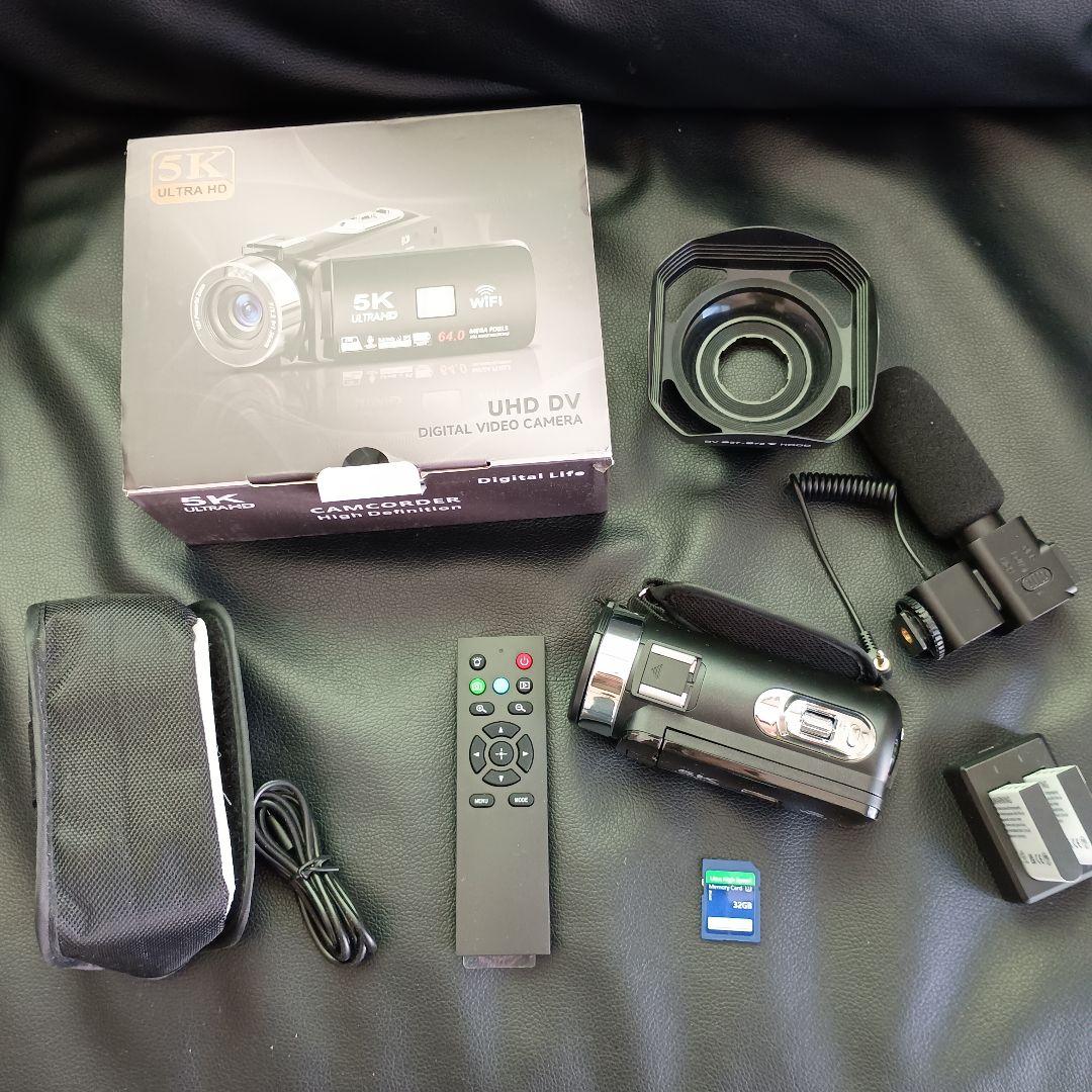 5K UHD DV デジタルビデオカメラ 本体