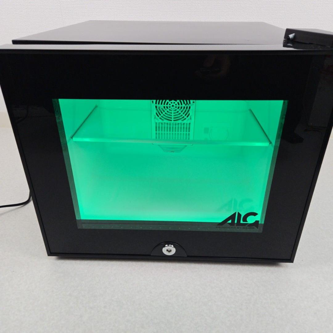 ゲーミング冷蔵庫 20L LED内蔵 リモコン・鍵付 小型 ALG　アローン