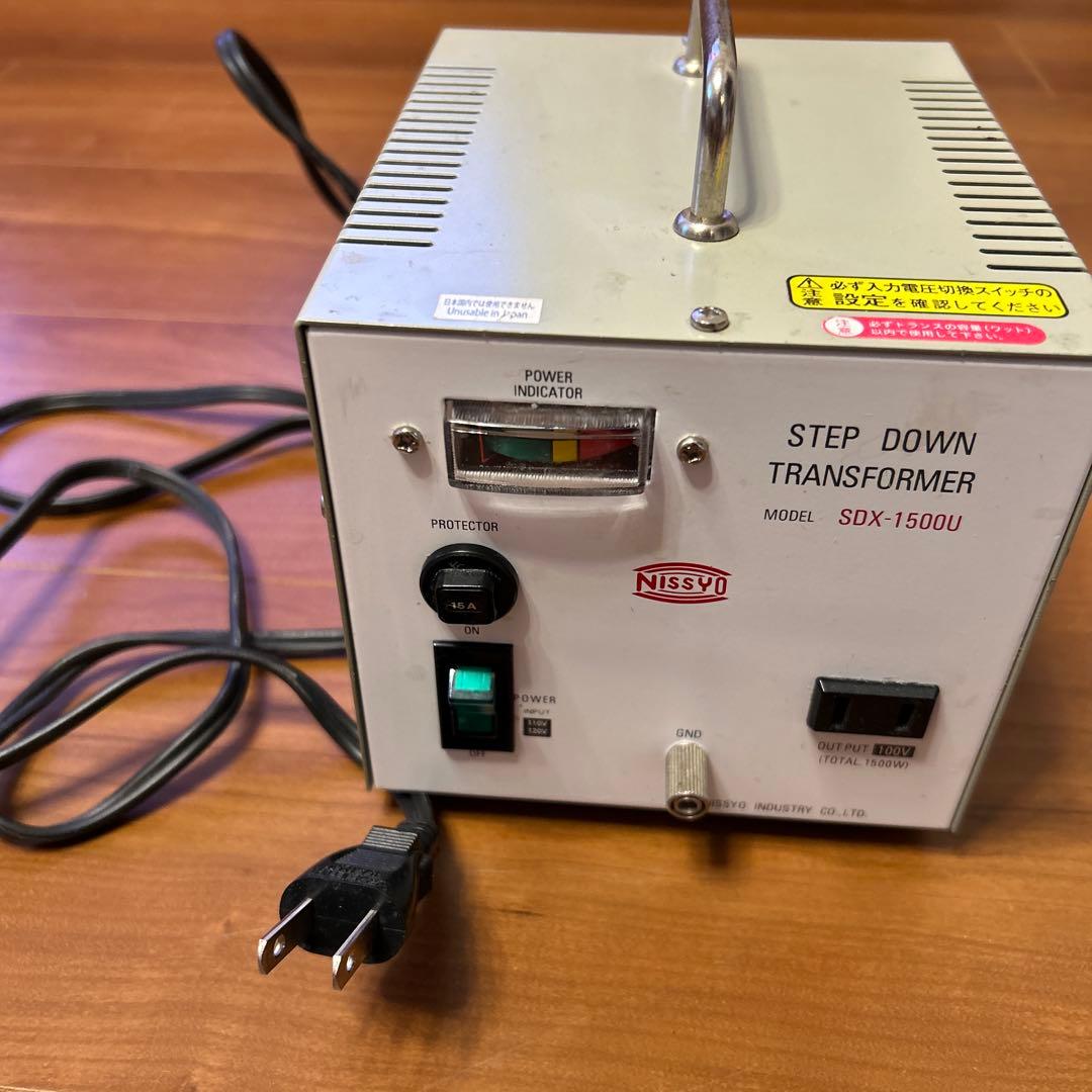 Nissyo SDX-1500U ステップダウントランスフォーマー