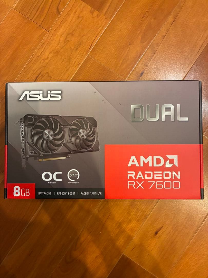 新品未開封 ASUS Dual Radeon RX7600 EVO OC