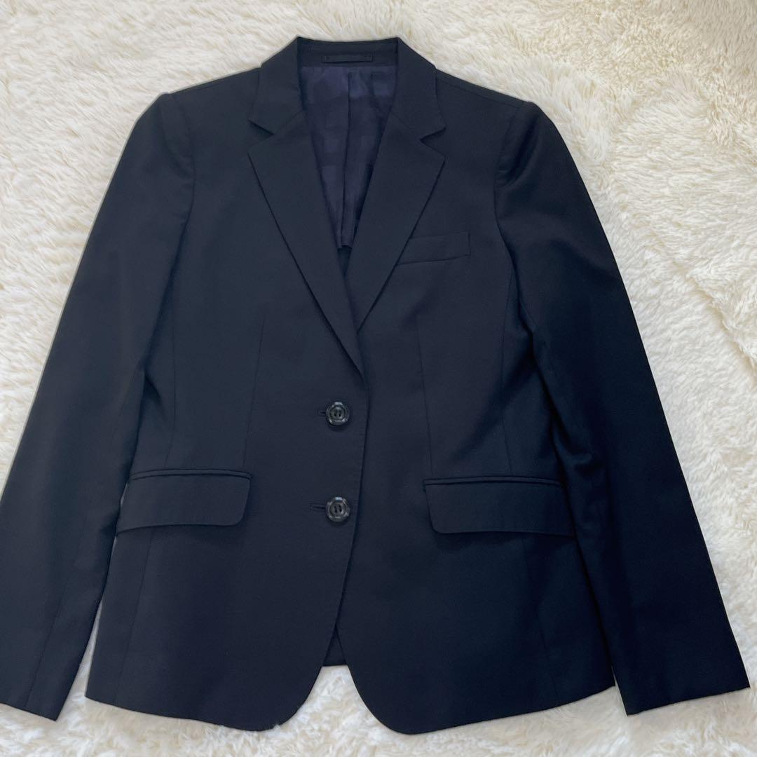 バーバリーロンドン パンツスーツ　ネイビー　ダークチェック　Mサイズ