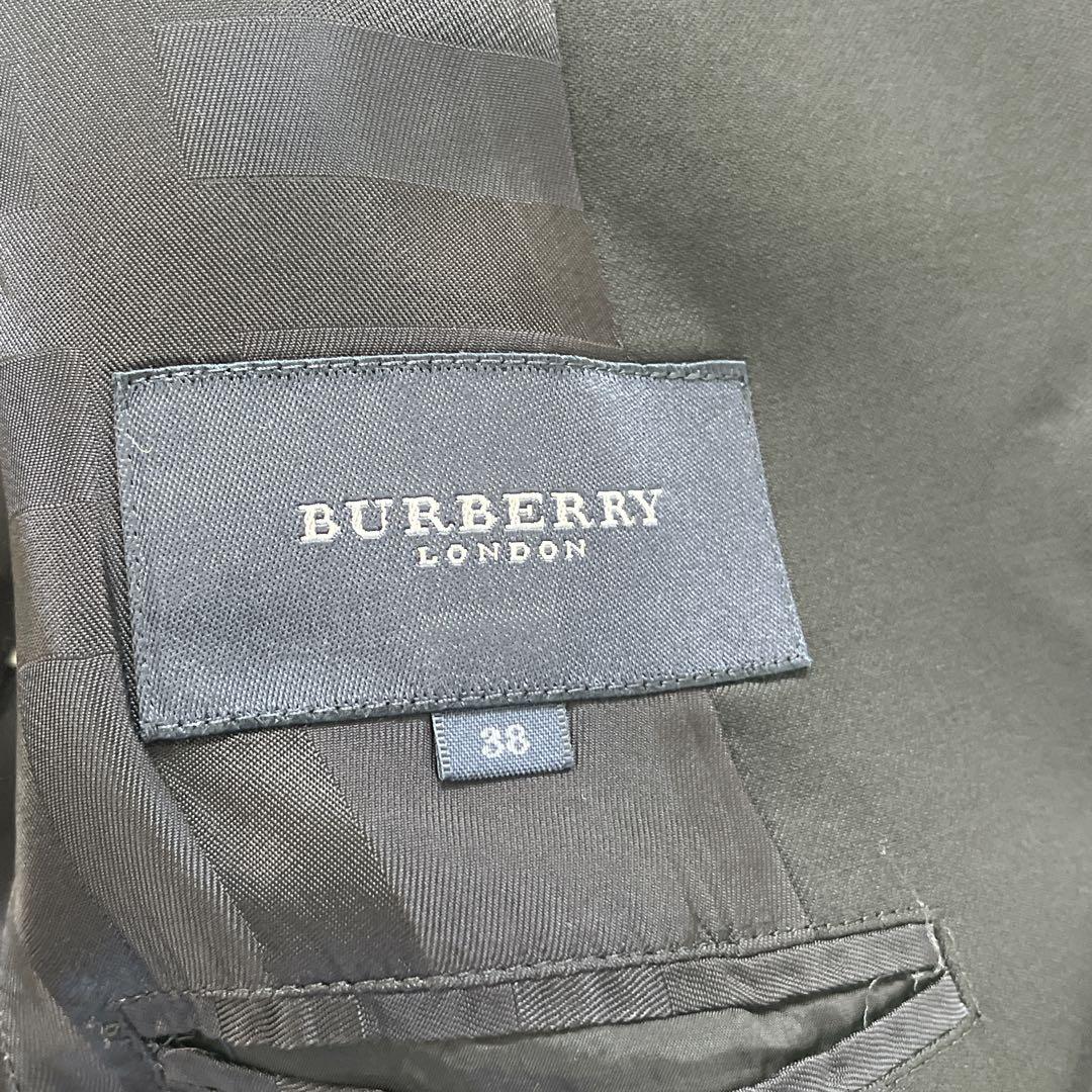 バーバリーロンドン パンツスーツ　ネイビー　ダークチェック　Mサイズ