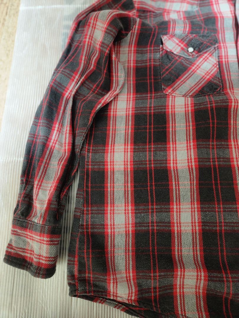 交渉中80sDAKOTAbyファイブブラザーウェスタンネルシャツ好配色USA 製