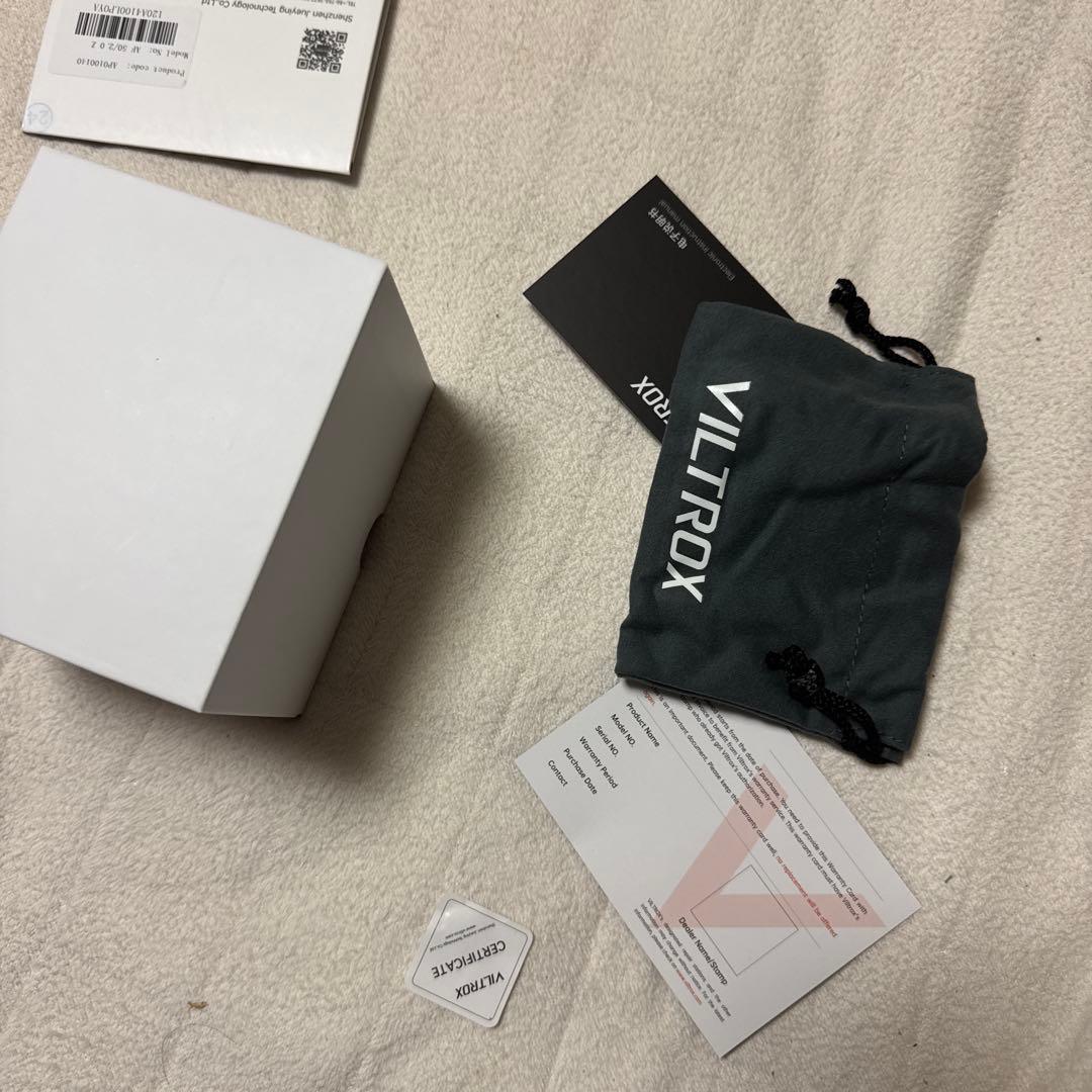 VILTROX AF 50/2.0 Z レンズ(単焦点)