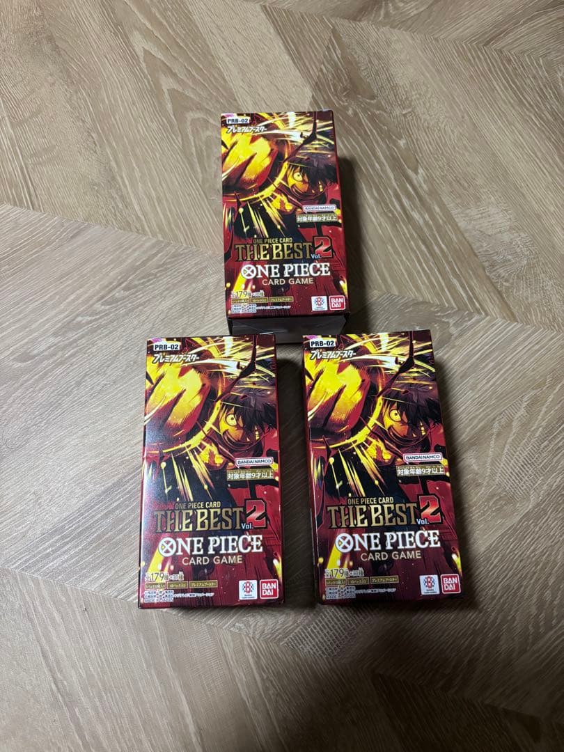 S*g様 【テープ付き】ワンピースカード　ザ・ベスト2 【3BOX】