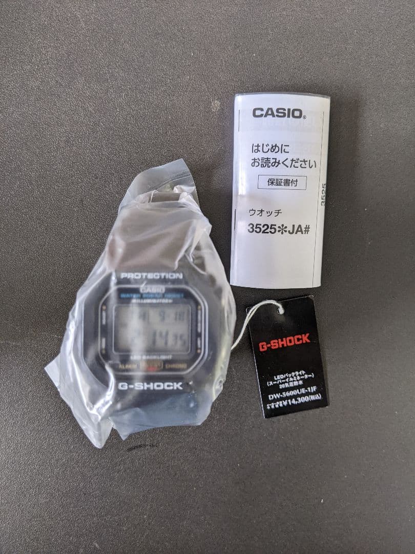 新品　DW-5600UE-1JF　G-SHOCK　スピードモデル　LEDライト