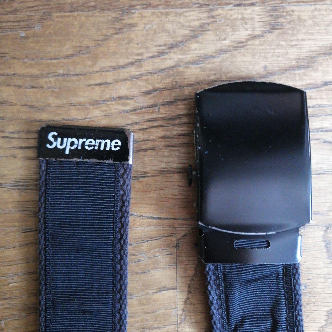 Supreme 2010SS Web Belt 黒　ベルト ガチャベルト
