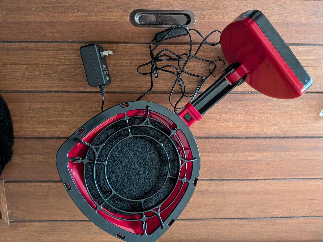 卓上エアークリーンファン DTE-1501 空気清浄機能付き 小型ファン