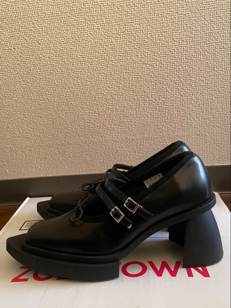 AKIKO AOKI Mirta Black 22cm EU36 靴