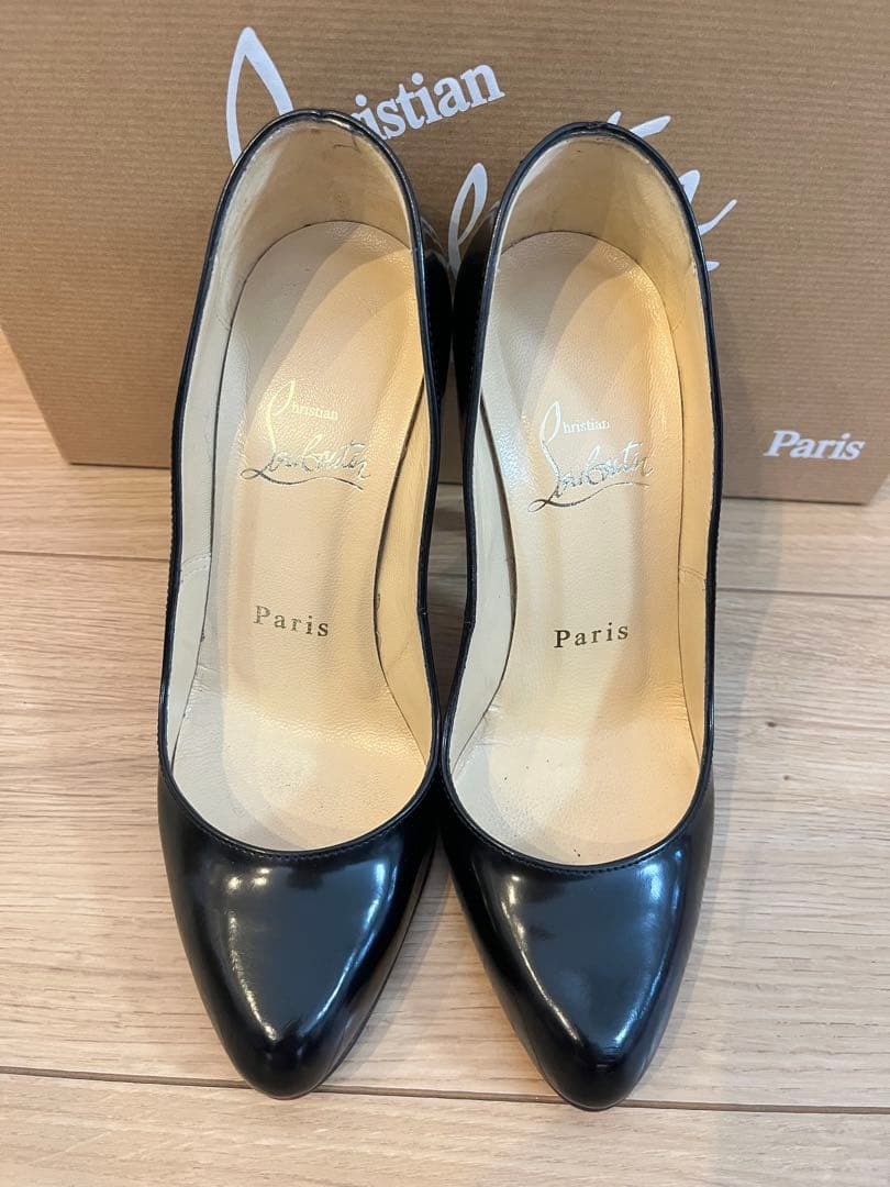 美品✨Christian Louboutin ブラック ハイヒール 34