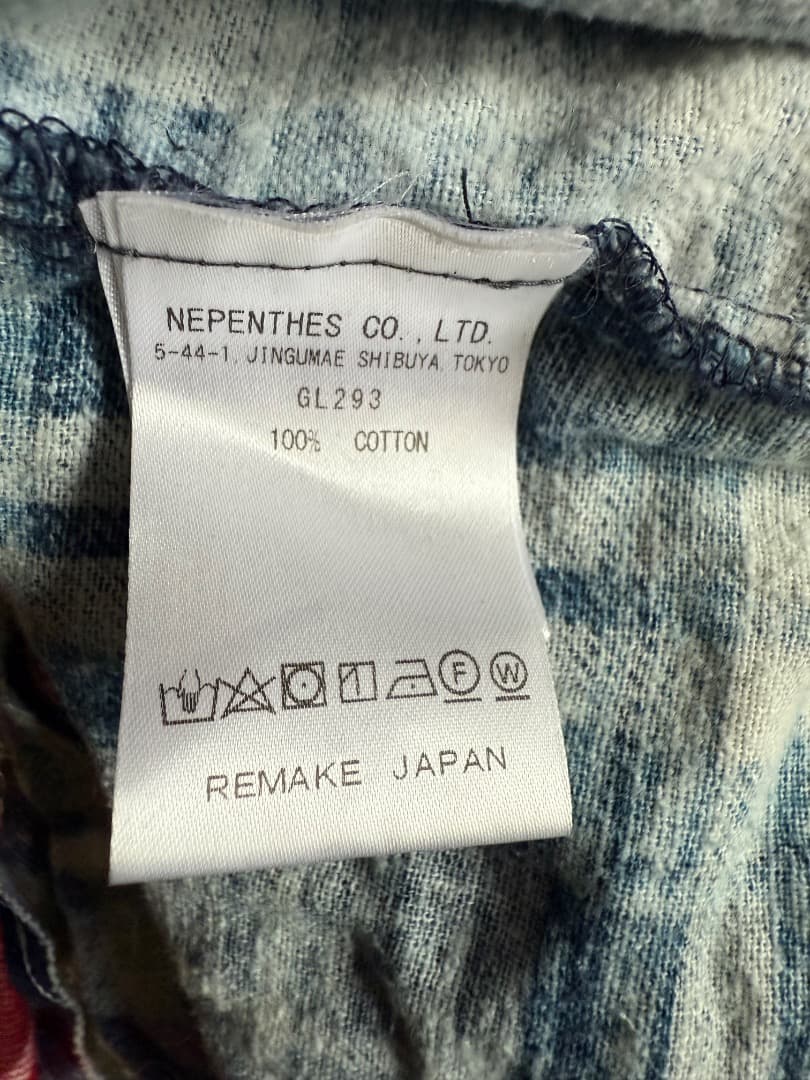 Rebuild by Needles フランネルシャツ 再構築 チェック 好配色