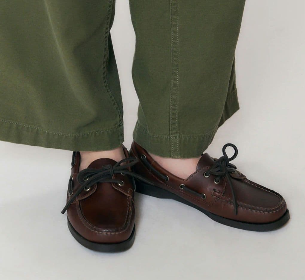 SHINZONE×SERABAGOデッキシューズ