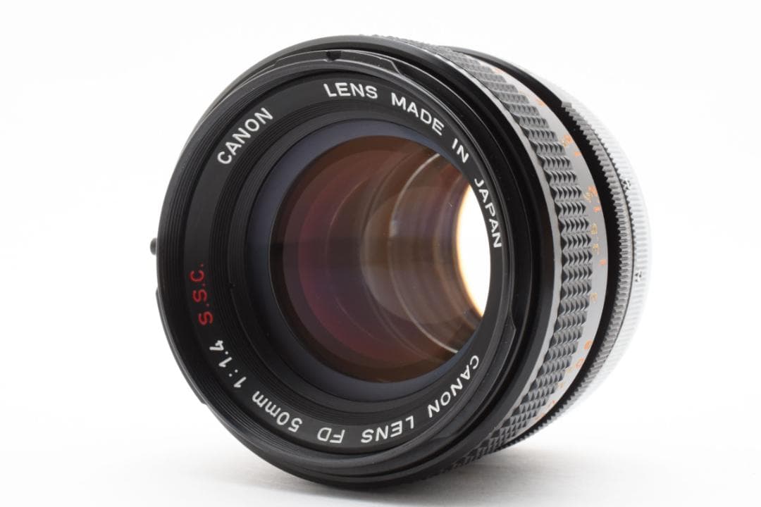 美品 CANON FD 50mm f1.4 S.S.C MF レンズ　M303