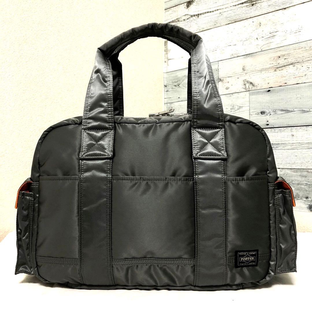 新品同様✨新型 ポータータンカー ボストンバッグ グレー ダッフル トートバッグ