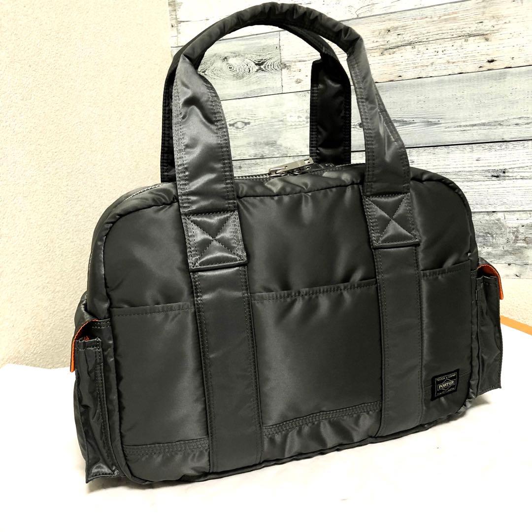 新品同様✨新型 ポータータンカー ボストンバッグ グレー ダッフル トートバッグ