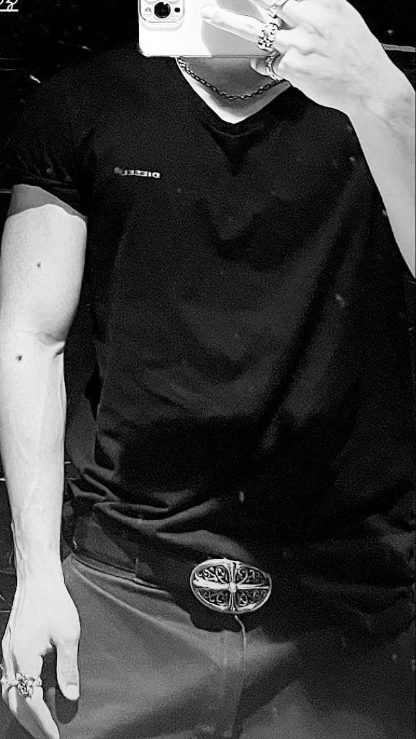 Chrome Hearts クロムハーツ オーバルクロス　ベルト バックル