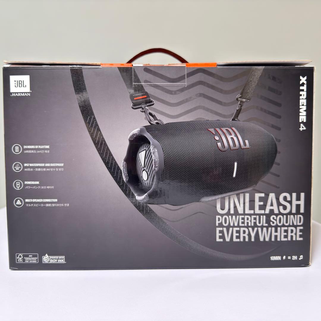 JBL XTREME 4 スピーカー ブラック 防塵 防水 Bluetooth