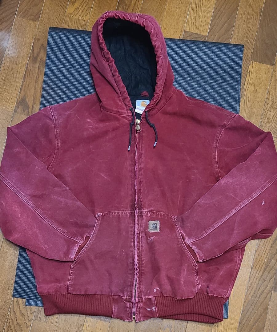 カ*ン様 Carhartt アクティブジャケット J130 CRI XL 赤 デ