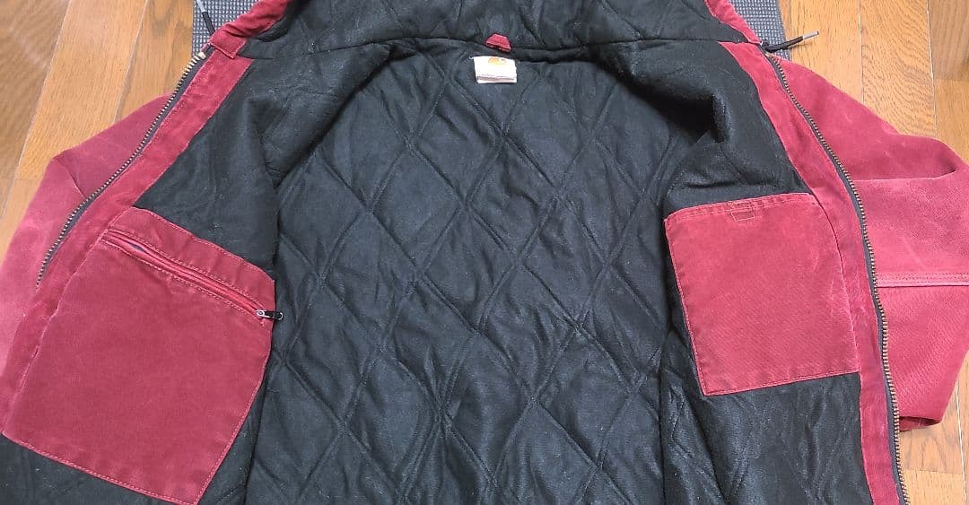 カ*ン様 Carhartt アクティブジャケット J130 CRI XL 赤 デ