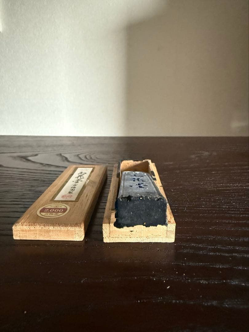 奈良墨 古墨 古梅園 五ツ星 紅花墨 お花墨 一丁形 4本 書 墨 書道