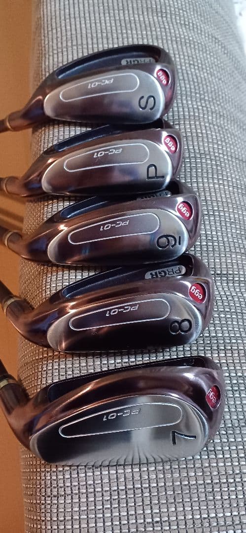 美品！プロギア egg PC-01 レディース アイアンセット 5本PRGR