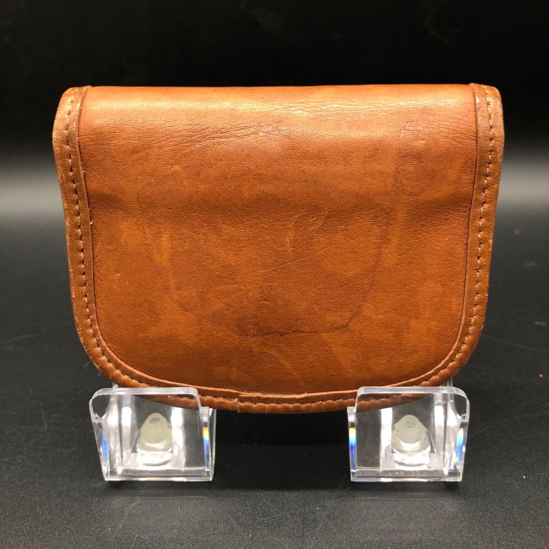 希少 COACH オールドコーチ ケース 小銭入れ レザー ライトブラウン