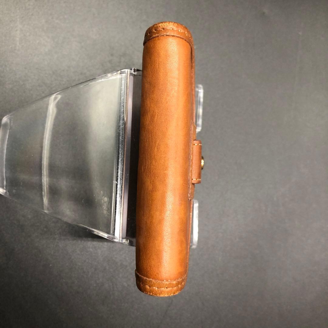 希少 COACH オールドコーチ ケース 小銭入れ レザー ライトブラウン