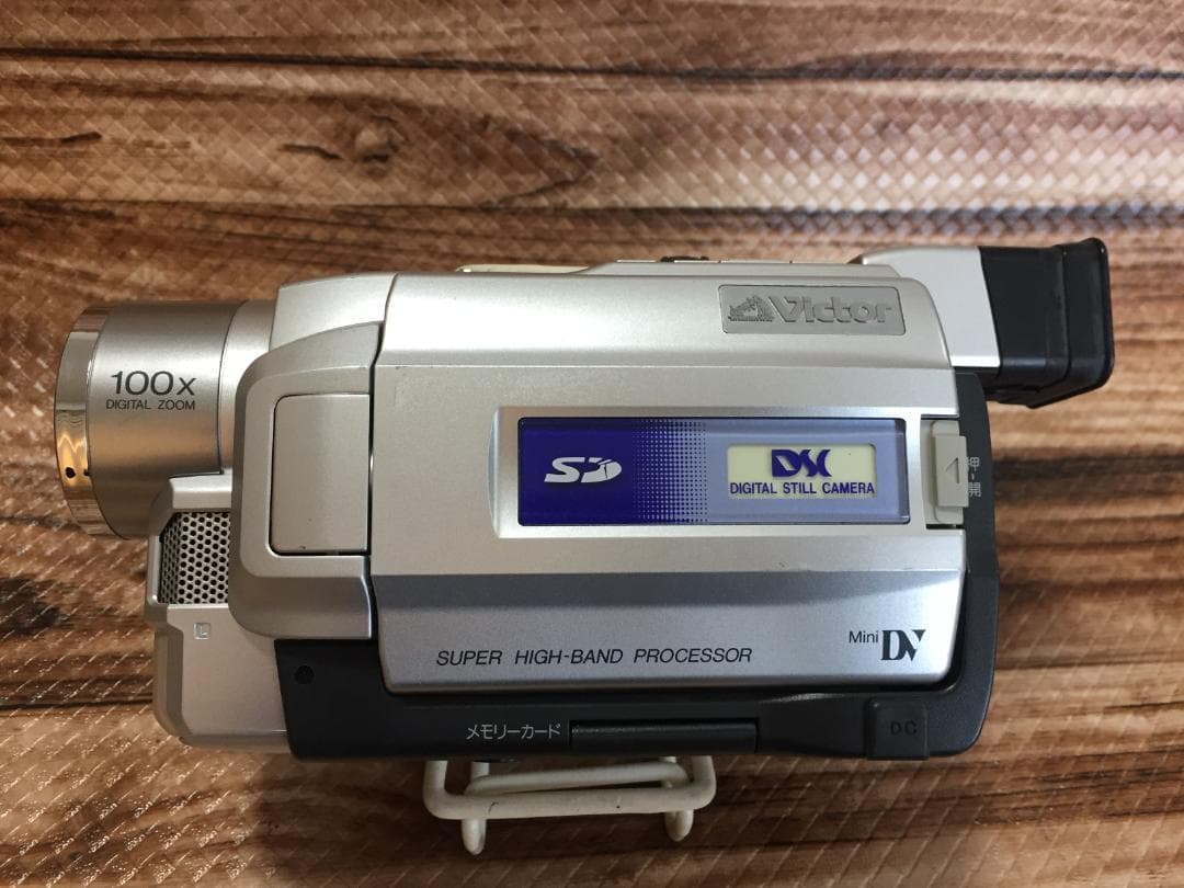 撮影再生ダビングOK　美品　VICTOR　GR-DVA22K　付属品有　大画面