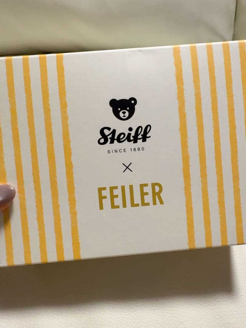 Steiff × FEILER ハンカチとぬいぐるみセット