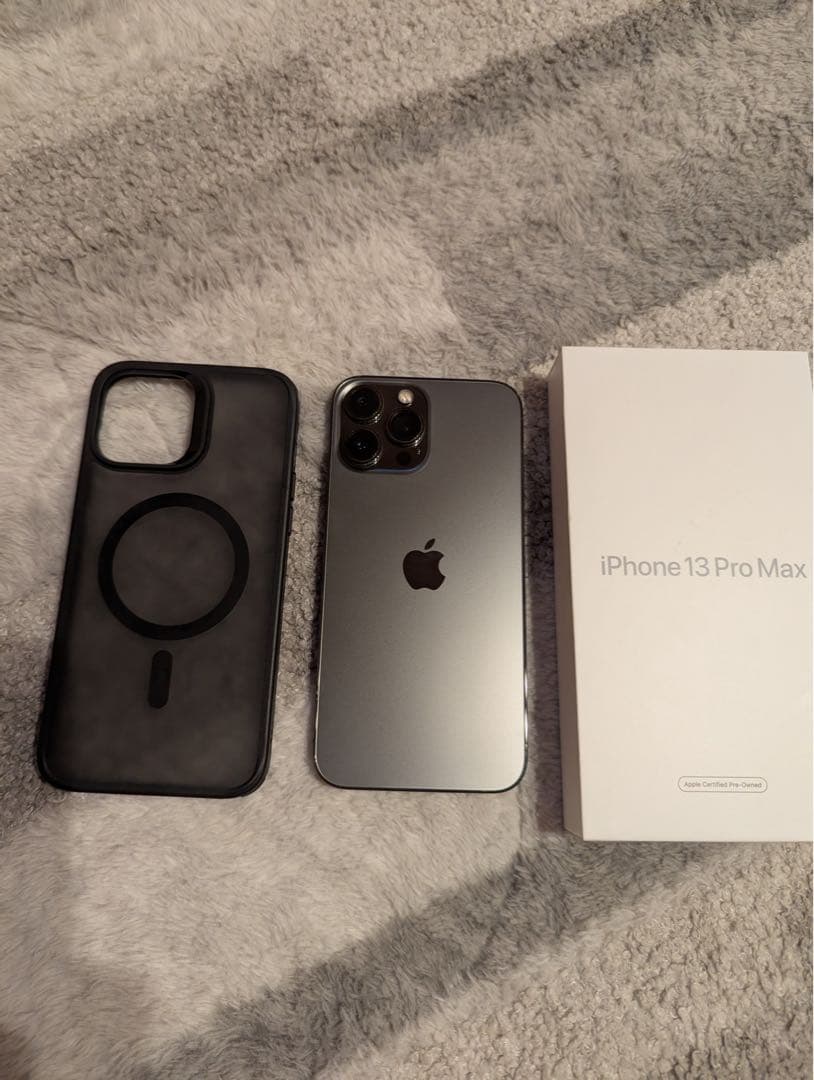 iPhone 13 Pro Max 128GB 本体、SIMフリー　ケース付き