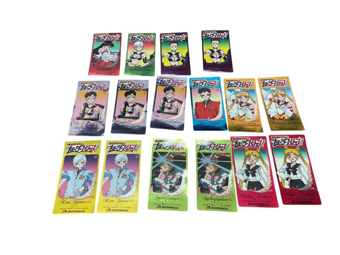 美少女戦士セーラームーン　セーラースターズ・シール9種　 17枚セット(森永)