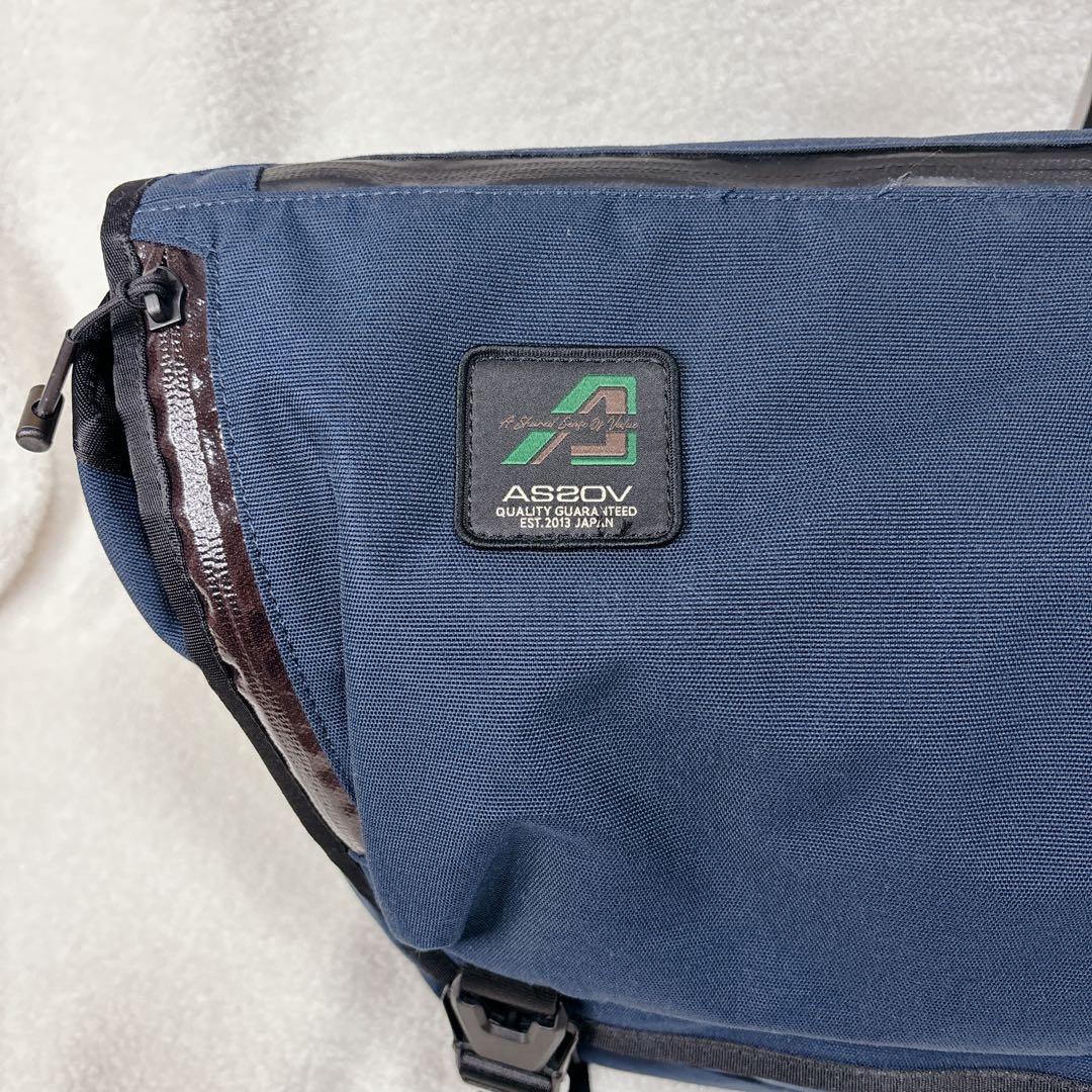 【極美品】AS2OV 330×1100D メッセンジャーバッグ　ネイビー　大容量