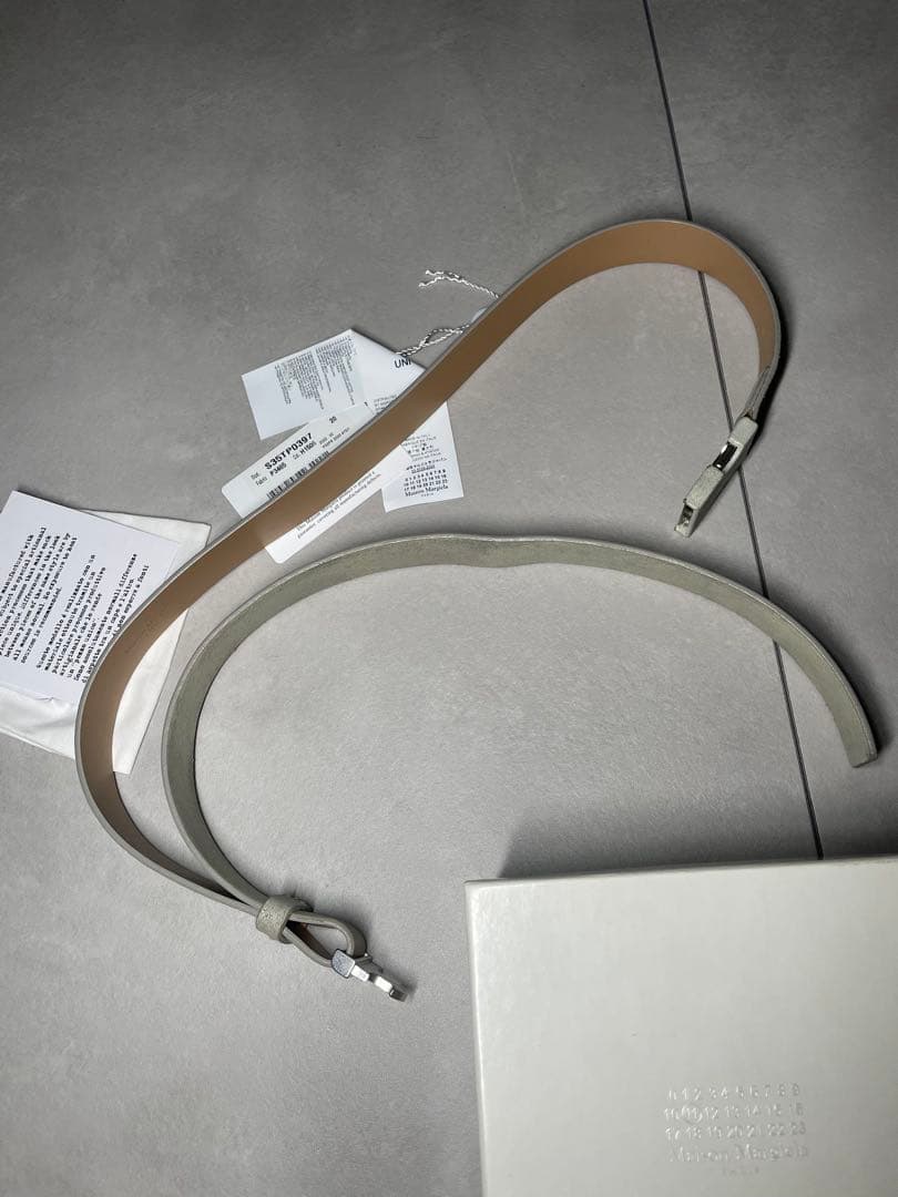 Maison Margiela メゾンマルジェラ レザー ガチャ バックルベルト