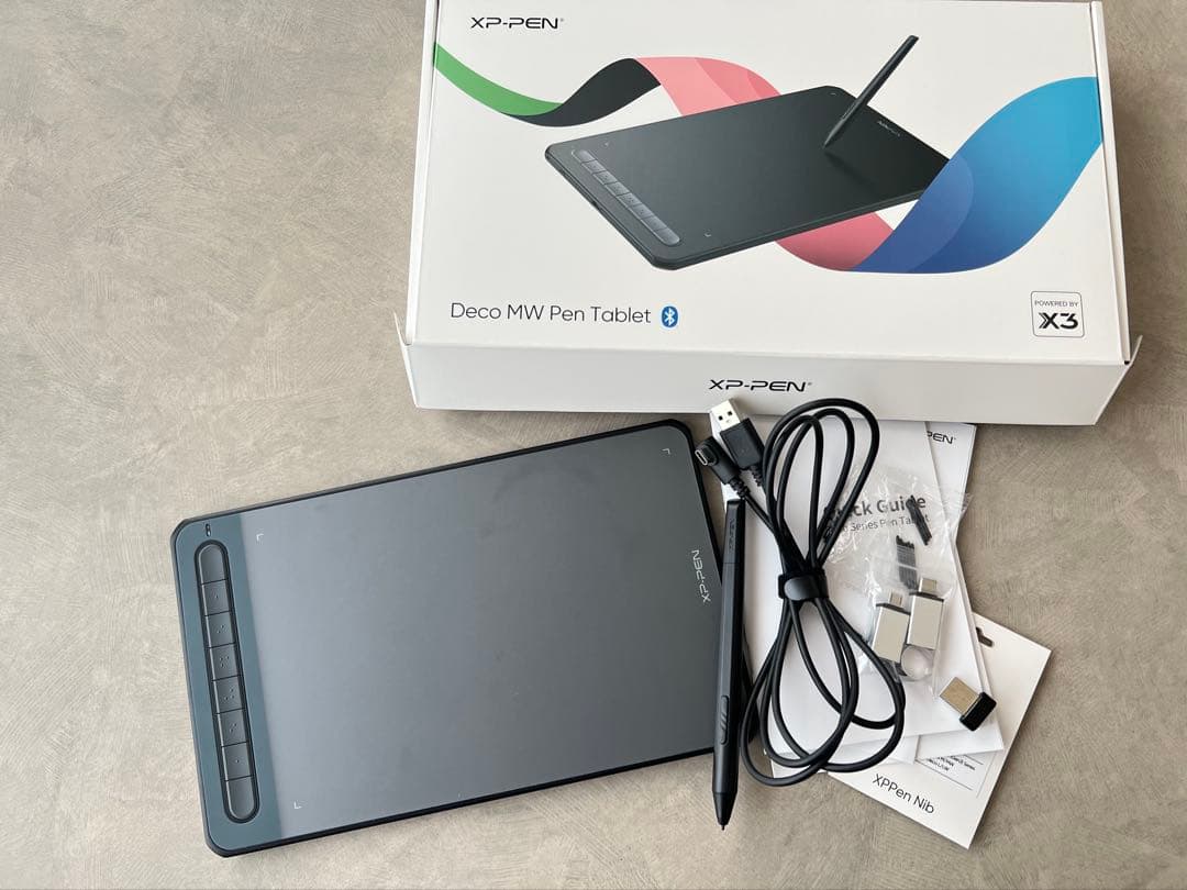 【美品】XPPen DecoMW ペンタブレット Bluetooth接続　備品付