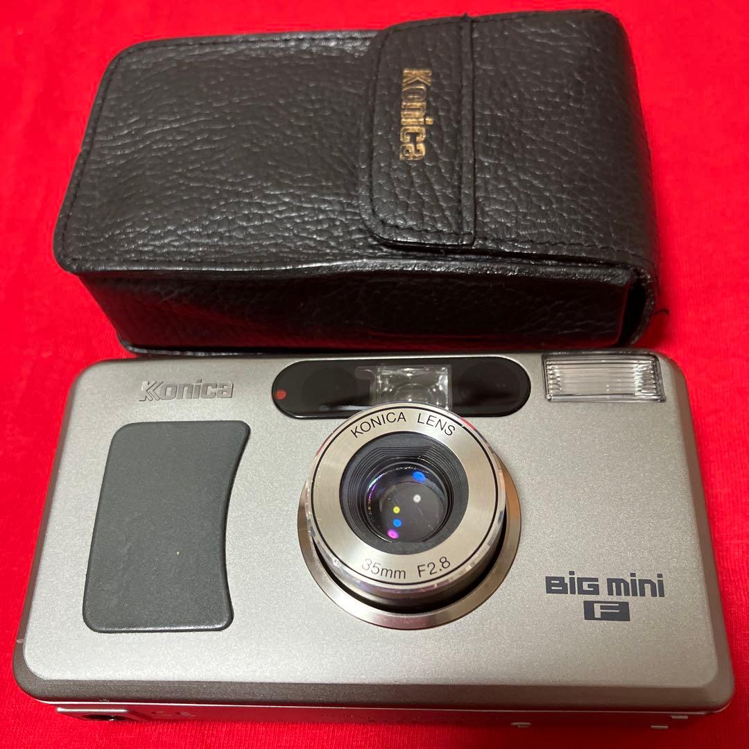 Konica BIG mini F シルバー 中古 傷 凹みあり