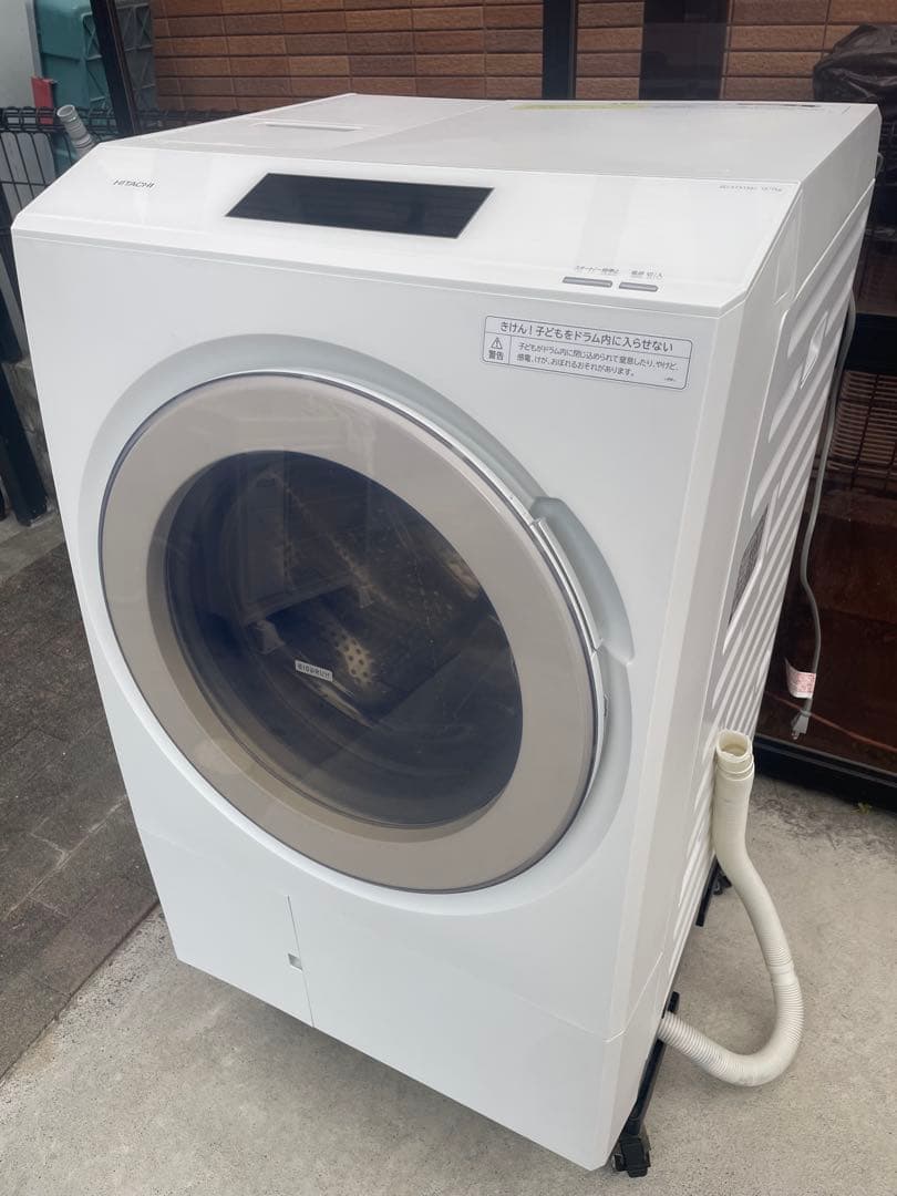 美品❗️最高級モデル❗️2023年製 日立ドラム式洗濯機 BD-STX130JL