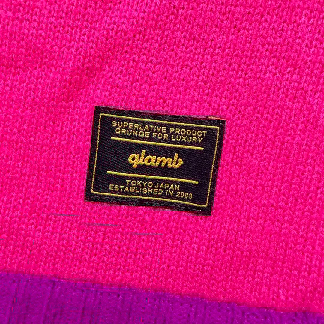 glamb ジョジョ ドッピオ タートルネック セーター ピンク