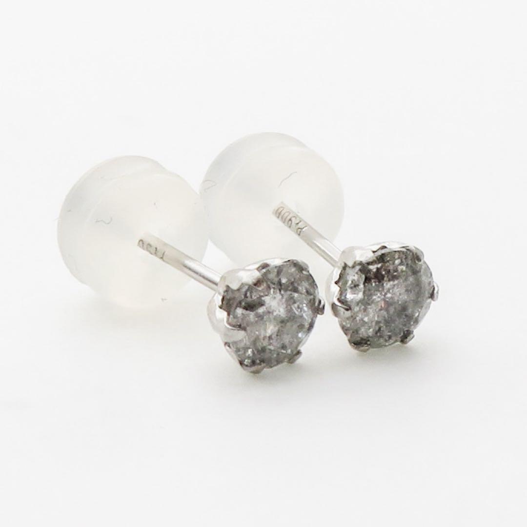 ピ*〜様 【本物保証】Pt900 天然ダイヤモンド 各0.2ct ピアス　新品
