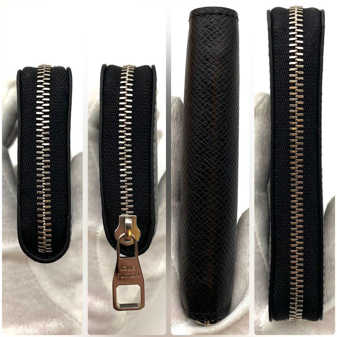 【極美品】ルイヴィトン タイガ ジッピーパース ケース 小銭入れ 黒