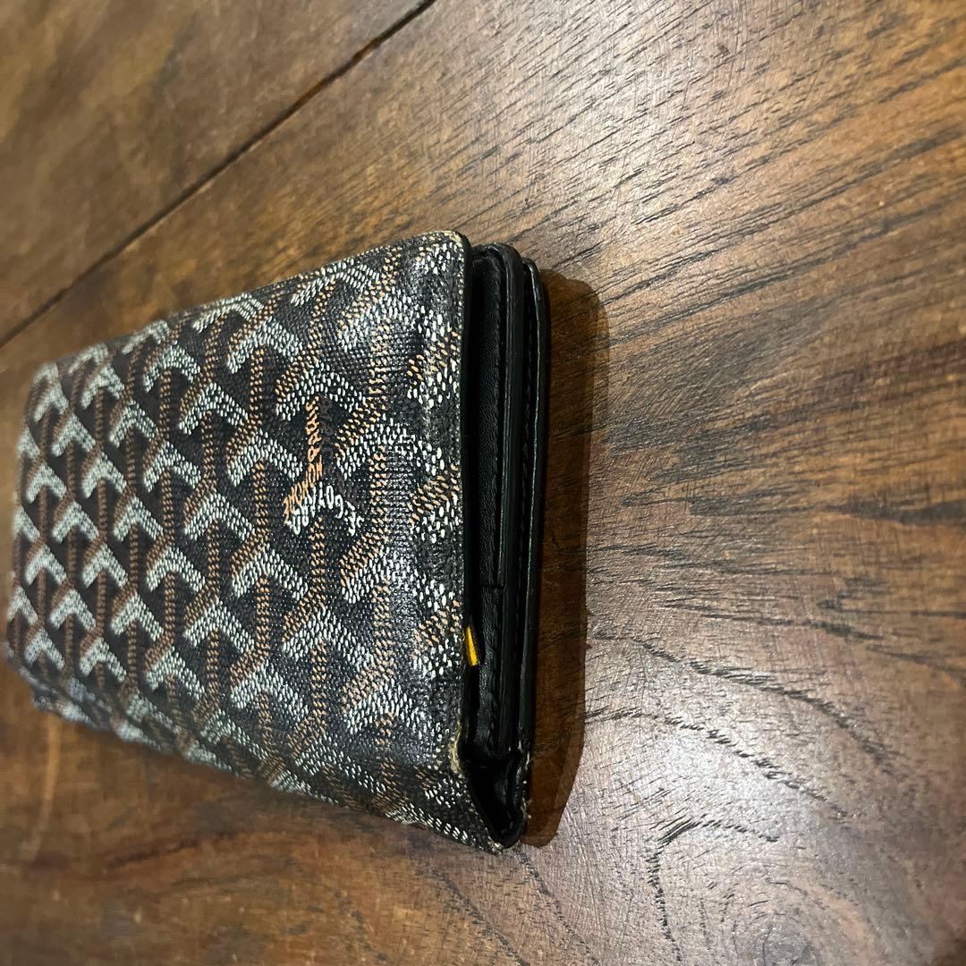 Goyard 長財布 ブラックブラウン