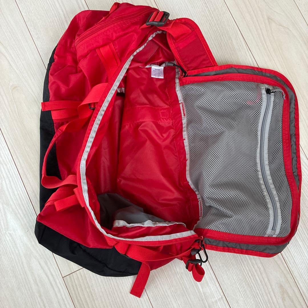 THE NORTH FACE ボストンバッグ レッド/ブラック